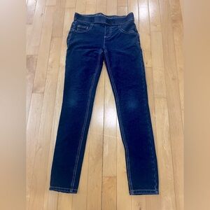 Justice Dark Blue Girls Soft Denim Jeggings